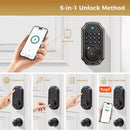 Tuya Smart Door Lock – Fingerprint & Keypad Deadbolt