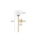 Elegant Glass Wall Sconce – Nordic Light for Bedroom Decor