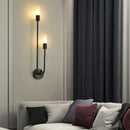 Modern Nordic LED Wall Lamp – Minimalist Gold and Black Sconce